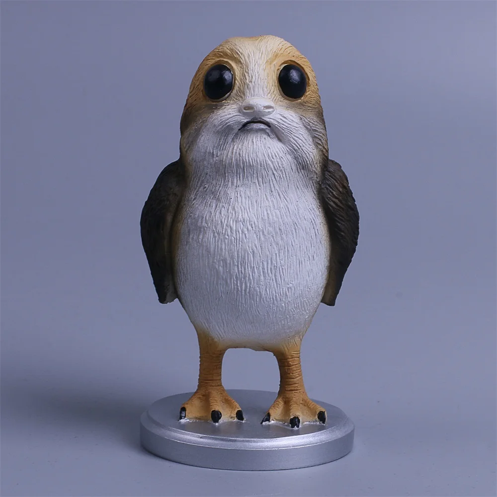 Star Wars The Last Jedi Porg Action Figure Cosplay Porg Toy Doll Christmas Gift Resin (13)