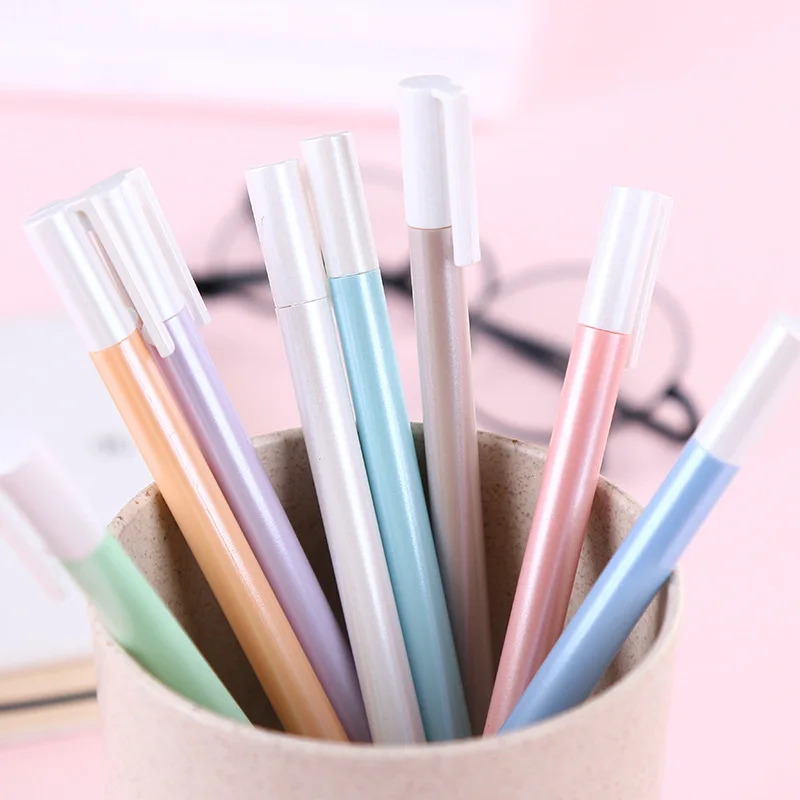 

3pcs MUJI style 0.5mm black color simple neutral pen fashionable business gel pen set office supplie