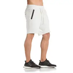 2018 новые летние модные Для мужчин спортивные шорты Хлопковые Штаны спортивные брюки Фитнес короткие Jogger Повседневное тренажерные залы Для