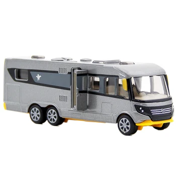 

SIKU Alloy Motorhome Car Toy Simulation Camping RV Car Model Bus Toys For Children Gift Trailer