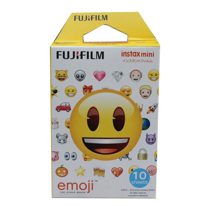 

Limited Emoji Fujifilm Instax Mini 9 Film For Instax Mini 9 8 50s 7s 90 25 Instant Camera Share SP-1 SP-2 Printer Polariod 300