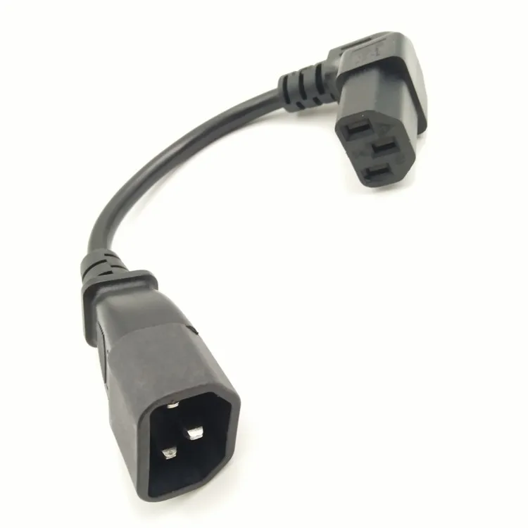 Удлинительный кабель питания IEC 320 C14 с разъемом Папа папа и мама C13 PDU/папа 90