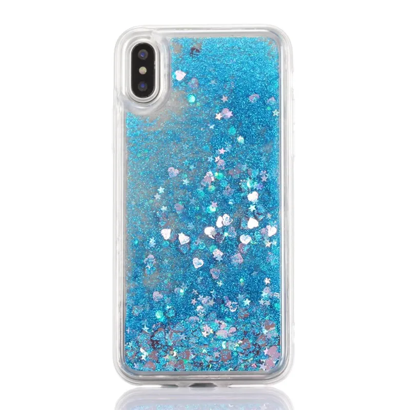 Динамический Liquid Bling Quicksand мягкий TPU чехол для samsung Galaxy S9 плюс A6 A8 плюс J4 J6 J3 J8 S5 Note9 J3 J5 ЕС - Цвет: blue