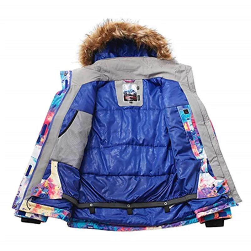 2018 invierno de las mujeres de la chaqueta de esquí chaqueta de snowboard chaquetas de esqui cazadoras mujer veste traje de esquí nieve femenina femme