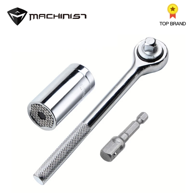  Magic Spanner Grip Multi Function Universal Ratchet Socket Power Drill Adapter Car Hand Tools Repai