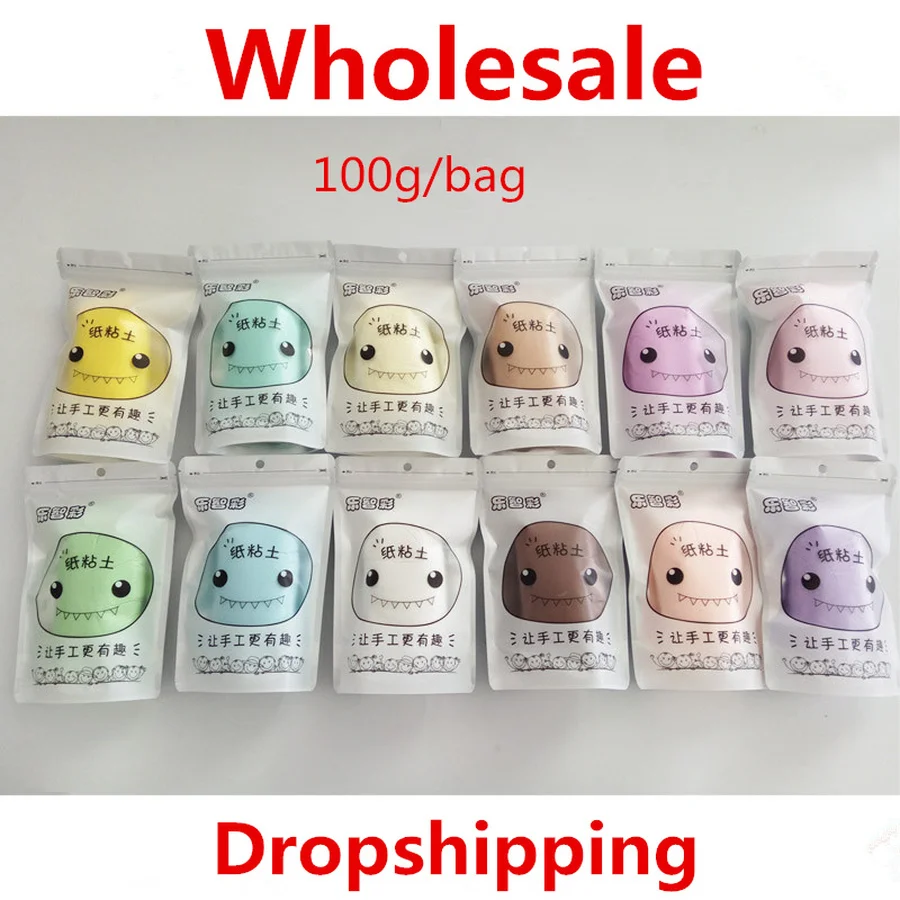 

New DIY Clay Monster Air Light Plasticine Enough Large Volume Paper Clay Drawing Slime Polymer Children's Toy Clay for Slime