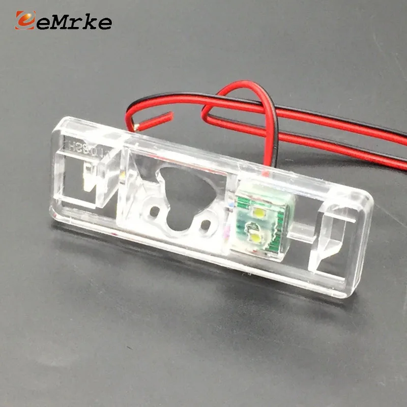 

EEMRKE Car Rear View Camera Bracket for Brilliance V5 2011-2017 / V3 License Plate Lights Housing Mount