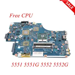 NOKOTION MBWVF02001 Мб. WVF02.001 для Acer Aspire 5551 5551G 5552 5552 г Материнская плата ноутбука LA-5911P HD5000 1 ГБ DDR3 Бесплатная Процессор
