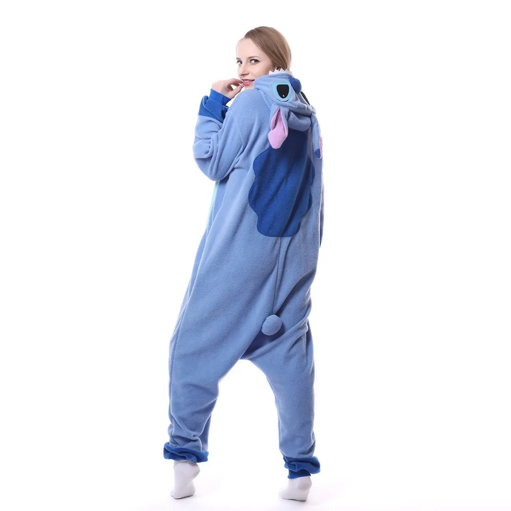 High-Quality-kigurumi-Adult-Onesie-Blue-Stitch-Polar-Fleece-Sleepwear-Cosplay-Pajamas-Cute-Unisex-Costume-overall