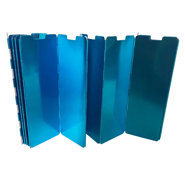 Brisas de Acampamento ao ar Livre de Alumínio Escudos de Alta Prova de Vento Caminhadas ao ar 128 cm 24 cm Eficiência Térmica à Livre Pesca Fogo Euipment 9 High Quality Esporte e Lazer