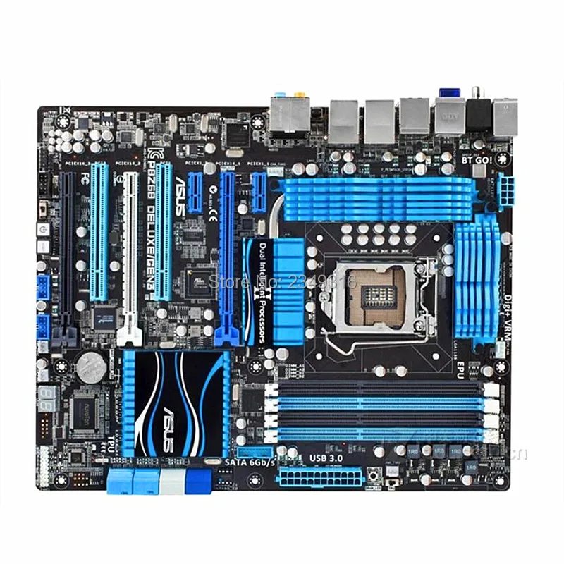 Для Asus P8Z68 Deluxe/GEN3 настольная материнская плата Z68 розетка LGA 1155 i3 i5 i7 DDR3 оригинальная подержанная материнская плата на продажу