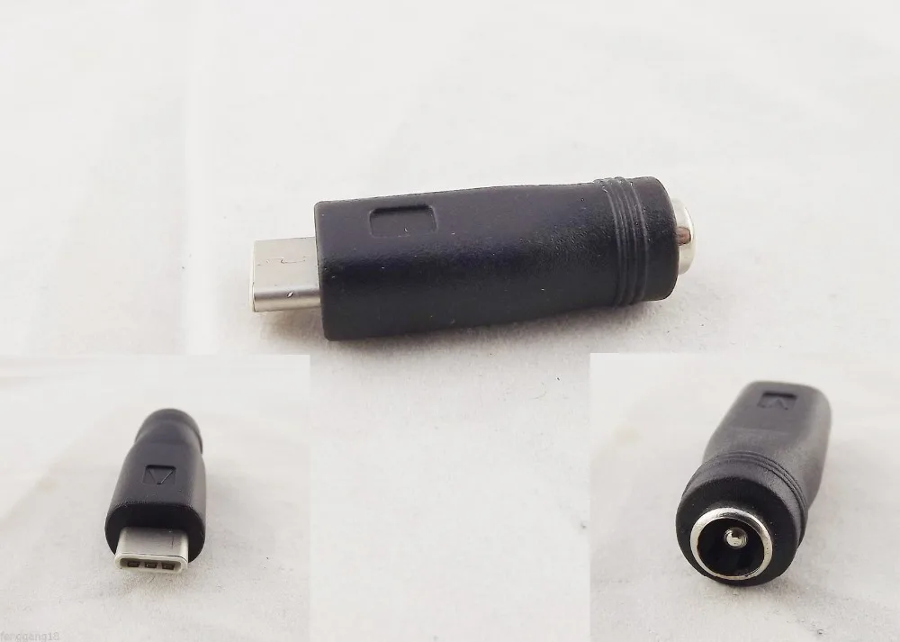 1 шт. USB 3 Type C штекер для 5 5x2 мм Женский DC преобразователь питания зарядное