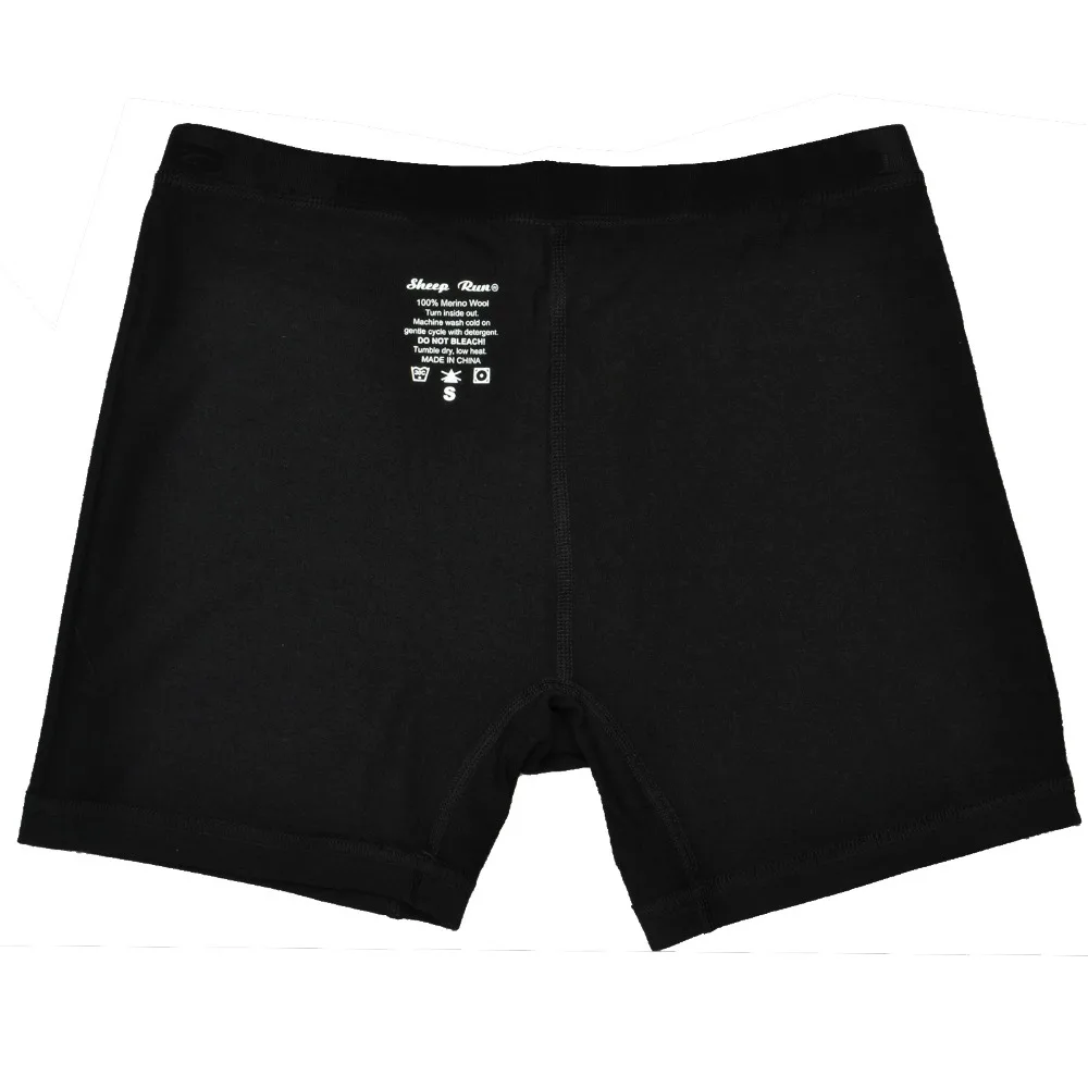 Men's 100% Merino Wool Defect Breathable Boxer Underwear Outdoors Sports