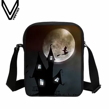

VEEVANV Small School Bookbag Fashion Cartoon Printing Handbag Girls Crossobody Purse Children Shoulder Bags Women Messenger Bags