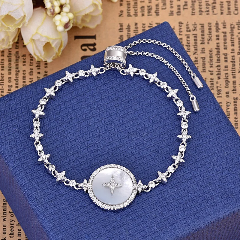 

Bracelet set crystal diamond star accessories fashion popular shellfish bracelet new manufacturers direct marketing