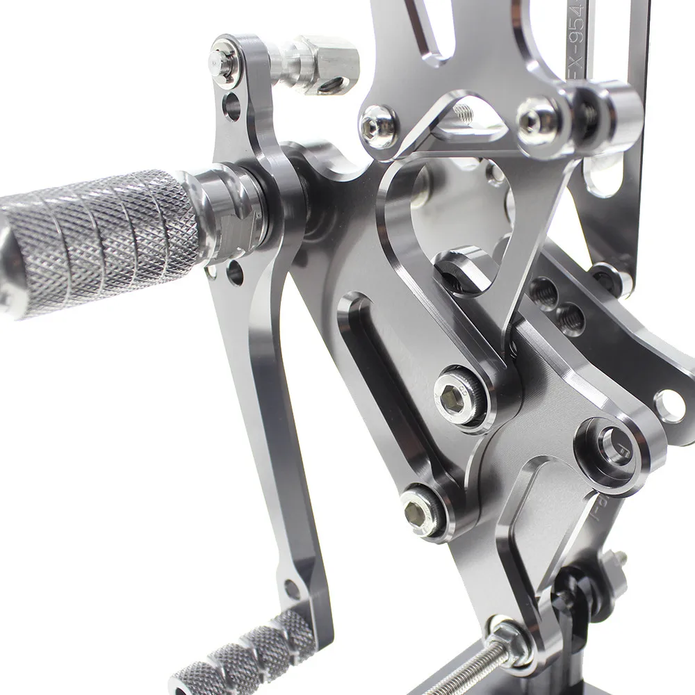 FXCNC For Honda VFR400 NC30 RVF400 NC35 Motorcycle Foot Pegs Rearset Rear Set