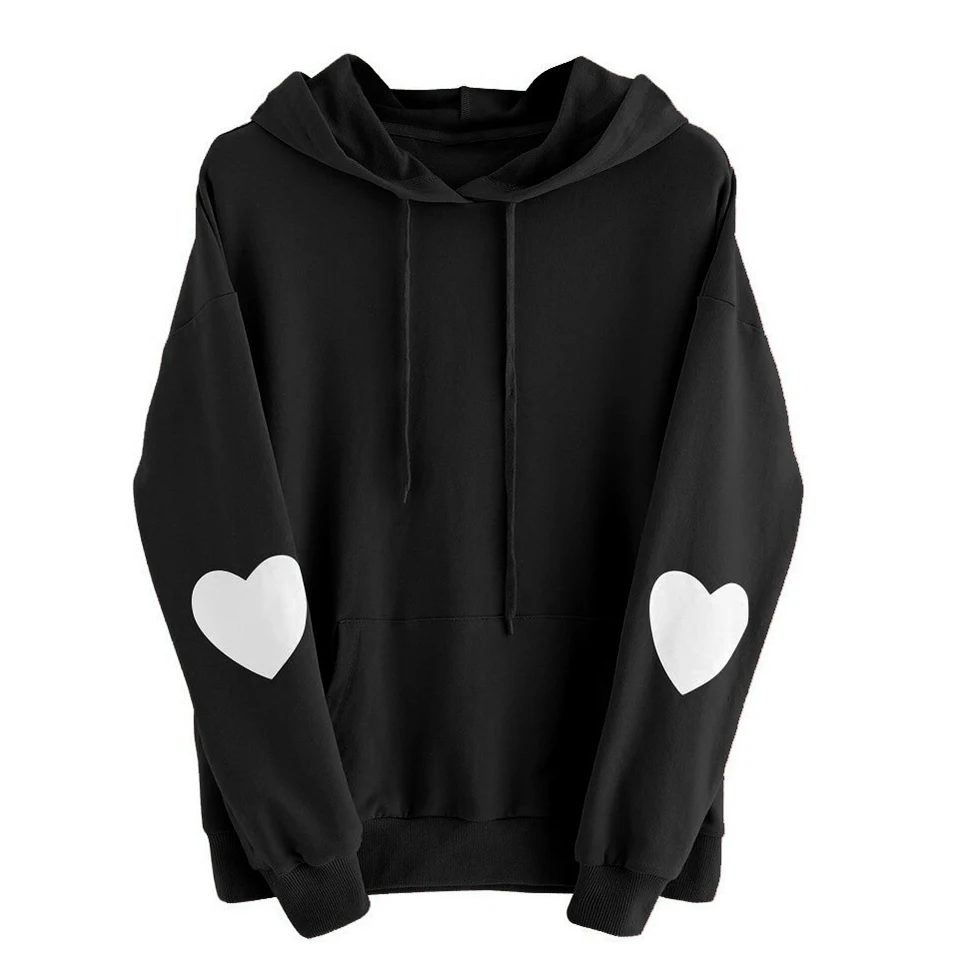 Cute hoodies black Clearance