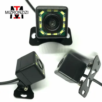 

MIZRONZIZ 170 Degree Car Rear View Camera Night Vision 12LED Hd Ccd Parking Monitor Rearview Backup Camera Waterproof Assistance