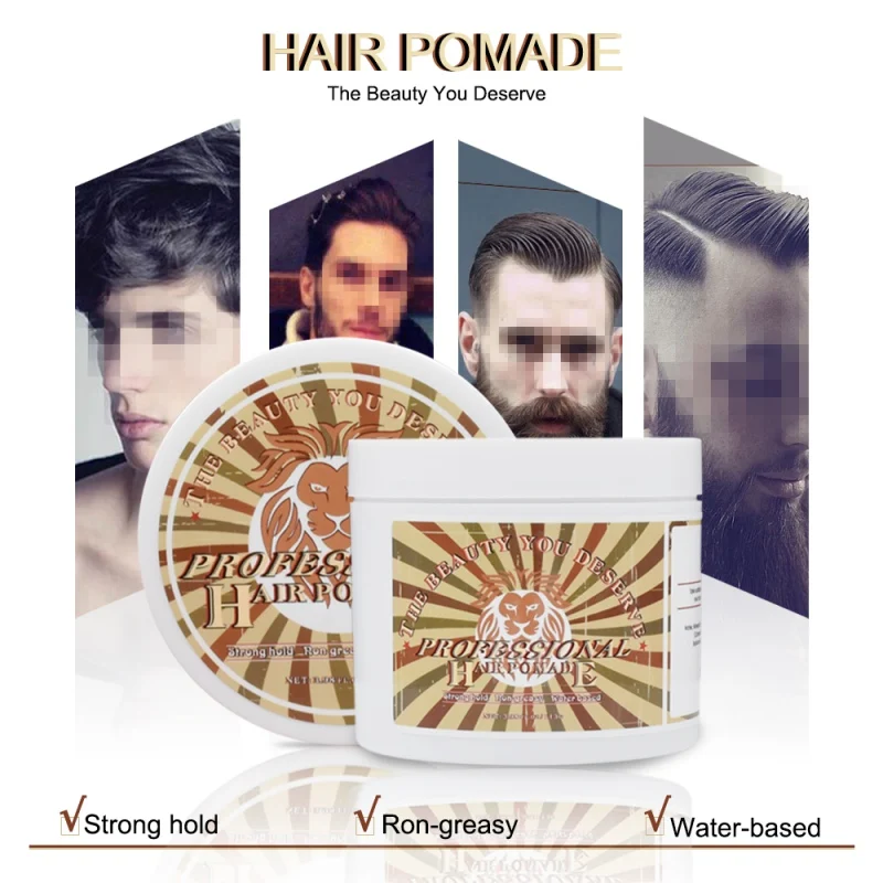 Natural Strong Hold Molding Gel Hair Wax Pomade Men Best Pomade