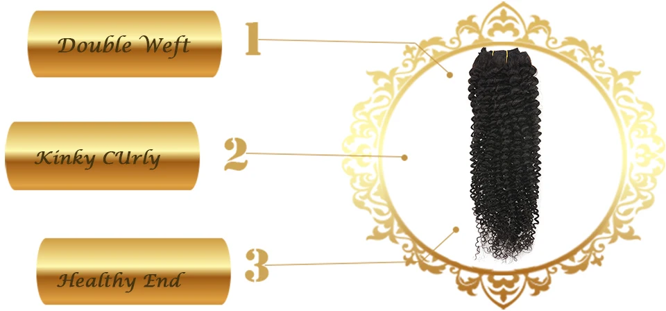 kinky curly clip