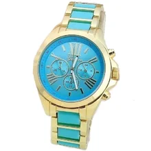 Haut EXTRA GRAND Cadran En Métal de Style Genève Femmes Montre HOMMES D’or Montre-Bracelet analogique quartz De Mode Horloge Marine Bleu Noir