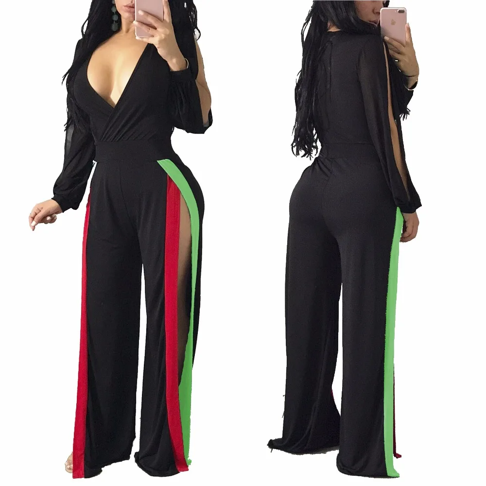 2017 Autumn Sexy Women Clothes Plus size Jumpsuits Pants Fashion Hollow Out body jumpsuit bodysuit Body 2017 Autumn Sexy Women Clothes Plus size Jumpsuits Pants Fashion Hollow Out body jumpsuit bodysuit Body