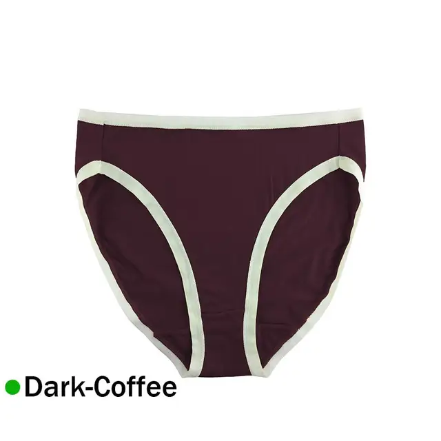 Stretchy Cotton High Cut Women Briefs Plus Size Underwear Panties Sexy