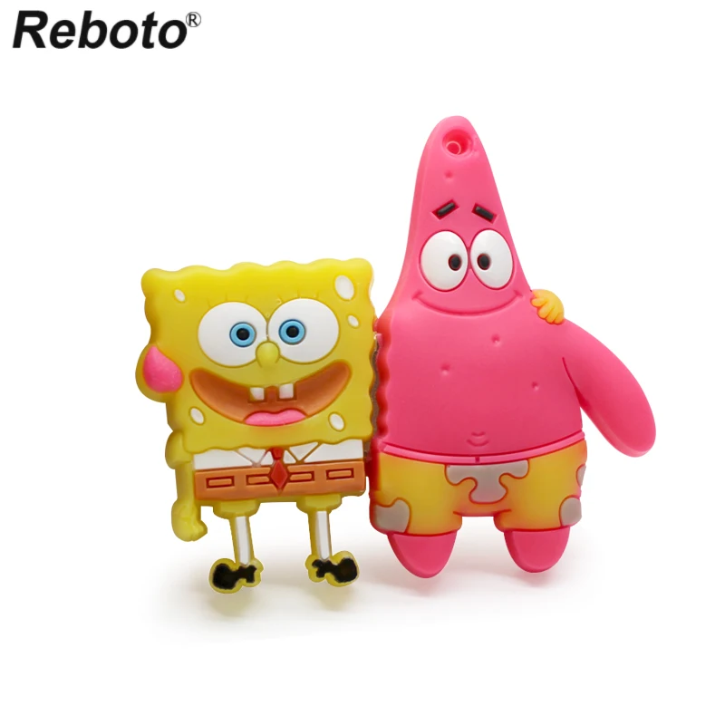 Cartoon Sponge USB Flash Drive 64GB Cute Bob Square Pants