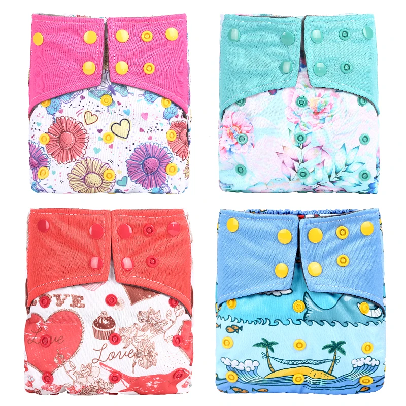 

[simfamily] 1PC bambo charcoal cloth diaper fit5-38 pounds baby washable &reusable baby diaper cloth nappy