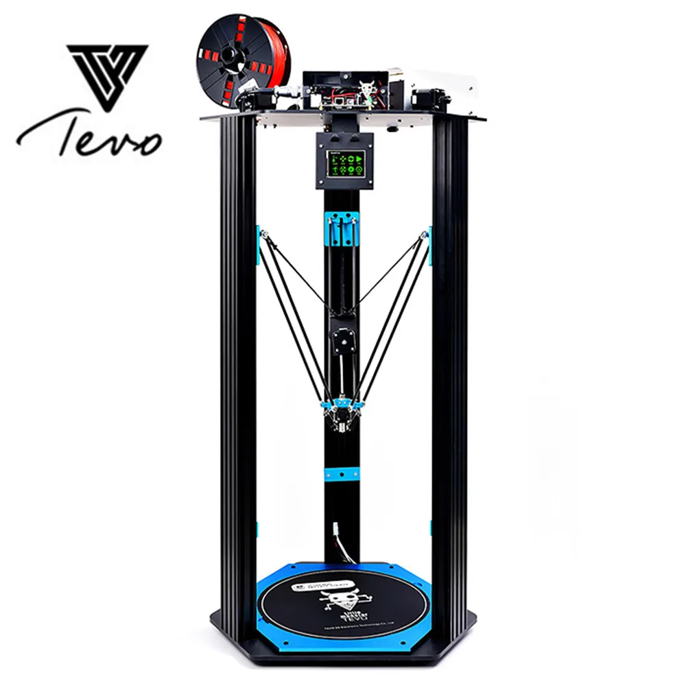 

TEVO Little Monster Delta Aluminium Extrusion 3D Printer Kit bed Size High Speed Extrusion/Smoothieware/MKS MKS TFT28/Bl touch