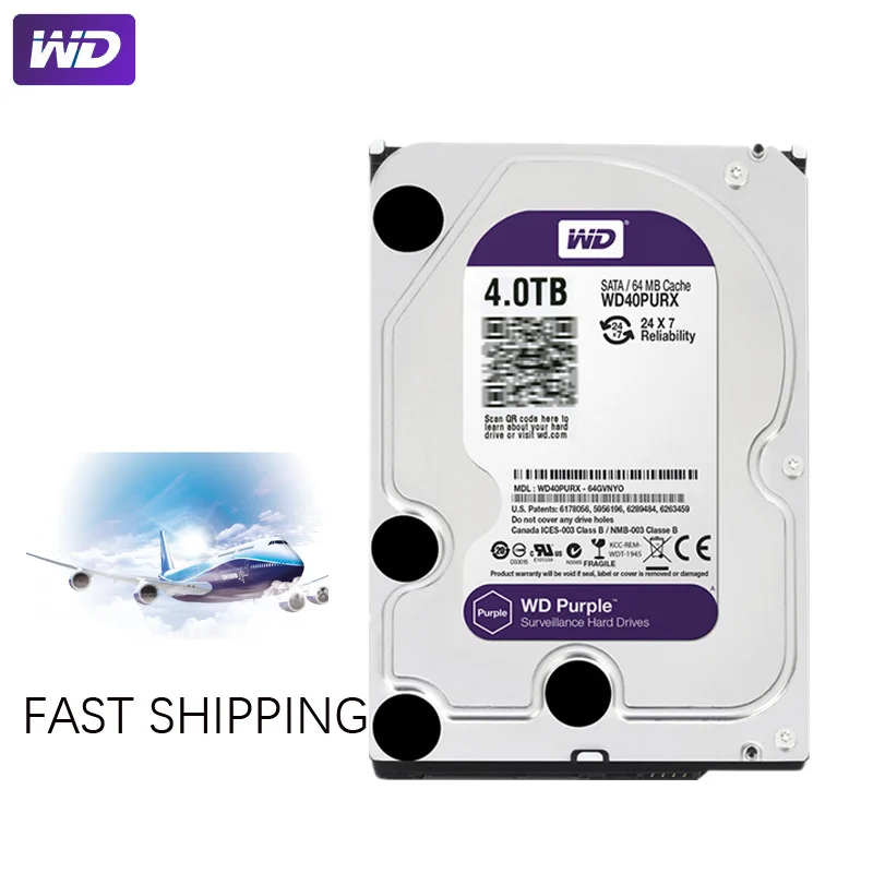 Жесткий диск WD PURPLE 4 Тб| |