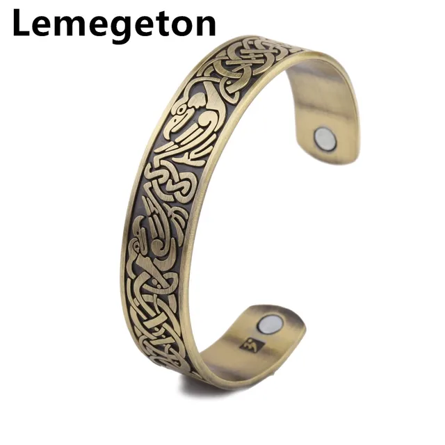 Lemegeton Accents Bronze Phoenix Magnetic Cuff Bracelet For Lemegeton Accents Bronze Phoenix Magnetic Cuff Bracelet For Arthritis Joint Pain Migraines Rsi Health Management Bangle