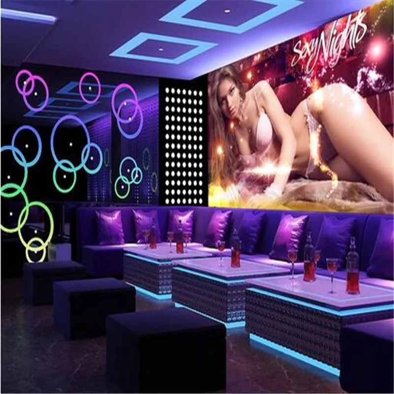 

customized 3d photo hotel bar sexy beauty fresco mural wallpaper of European 3d television background wallpaper for bedroom