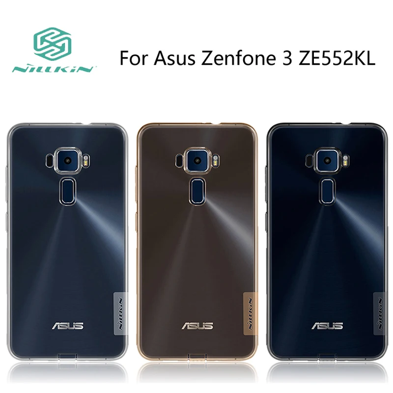 10 шт. Для Asus Zenfone 3 ZE552KL NILLKIN Природа ТПУ Мягкая Sase Серии Телефон Случаях Ультра