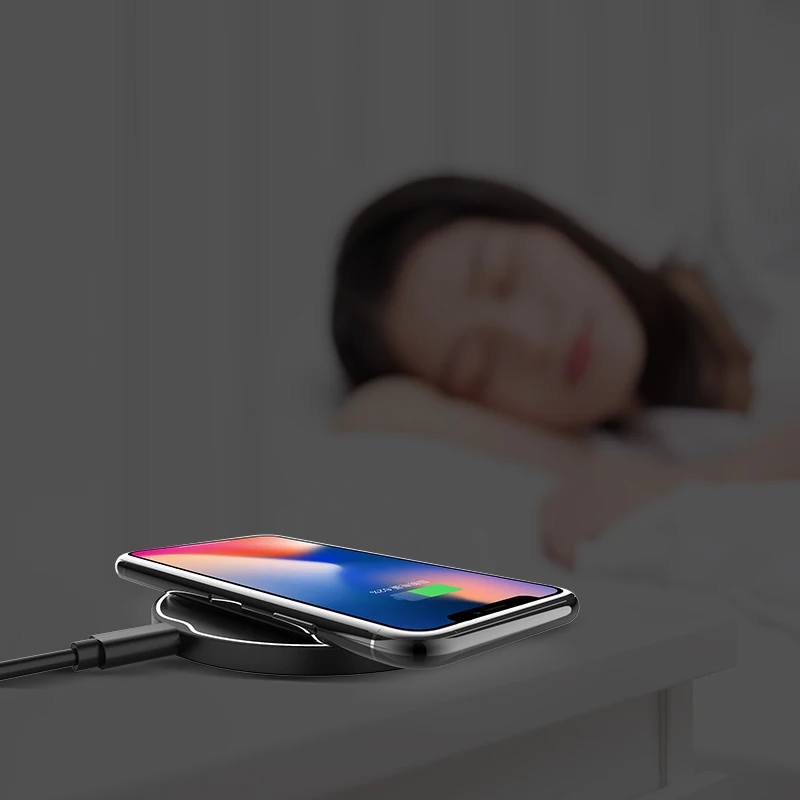 Новинка 2019 Быстрое беспроводное зарядное устройство Qi для iPhone X Samsung S10 S9 S8 все