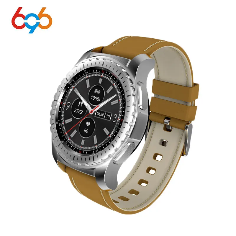 696 KingWear KW28 Смарт часы телефон Bluetooth 1 3 дюймов Сидячий напоминание пульсометр анти