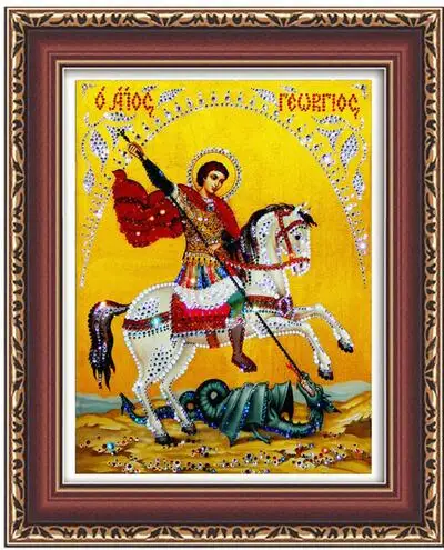 

Icon Diamond Embroidery mary 2 Mosaic Crystal 5D Cross Stitch round Drill Diamond Painting DIY Sticker Decoration Paintings