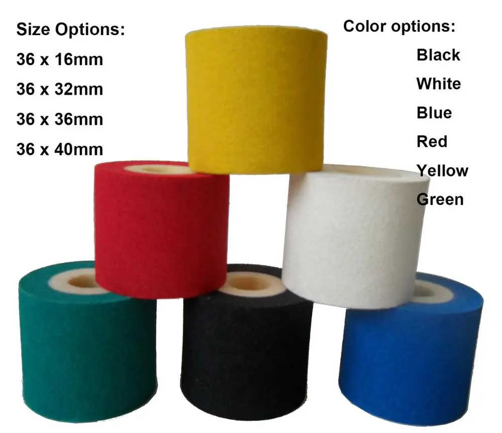 Black White Blue Red Yellow Hot stamp coder ink roll for MY380 FR1000 coding sealing machine 36x16mm 36x32mm 36x36mm 36x40mm | Инструменты