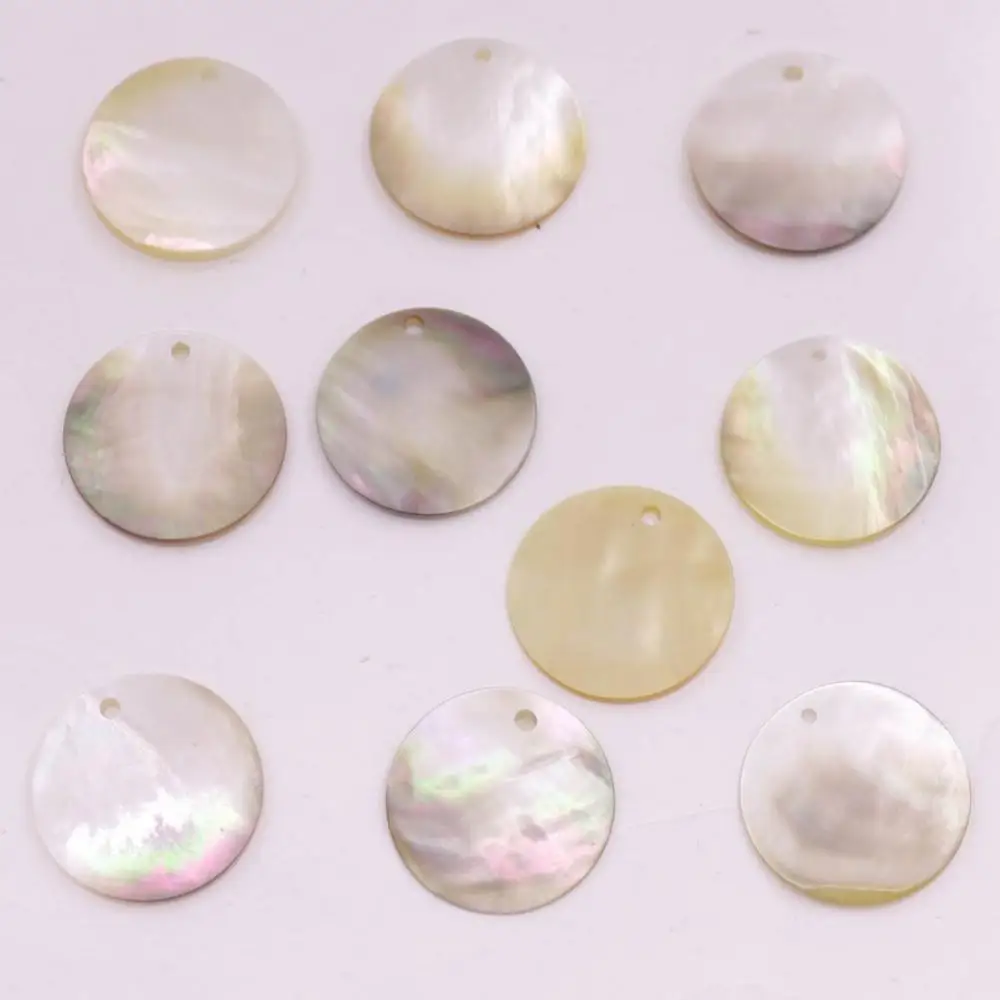 SUNNYCLUE 1 Boîte De 30 Perles De Coquillages Plats En Vrac