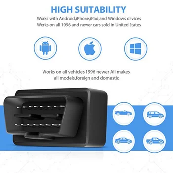 

New Code Reader ELM327 Wifi Function Mini Elm 327 V1.5 OBDII Scan Tool check engine light Super OBD Diagnostic
