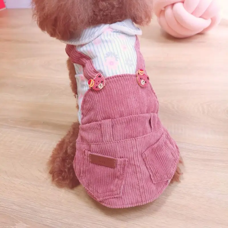 

Cute Dog Dress Winter Jumpsuit Dress for Dog Pets Clothing Chihuahua Yorkies Poodle Bichon Puppy Apparel Small Dog Costume