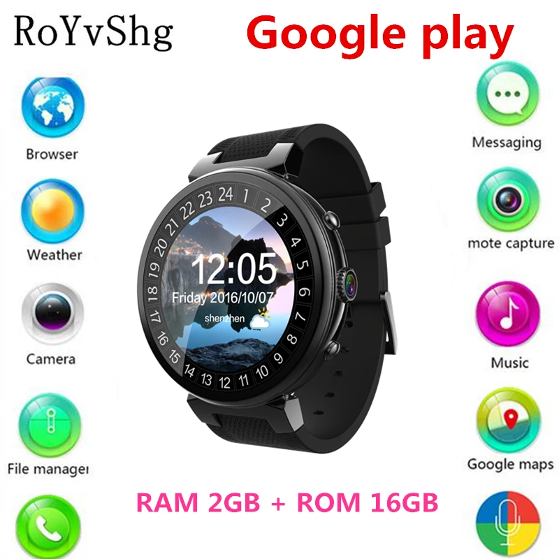 Смарт-часы для huawei watch 2 pro Гб ОЗУ 16 ПЗУ экран 1 3 дюйма Android МП камера MTK6580 3G gps wifi Bluetooth