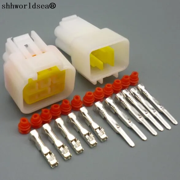 Shhworldsea 10 комплектов 6 Pin/way 2 3 мм P автомобильный разъем водонепроницаемый