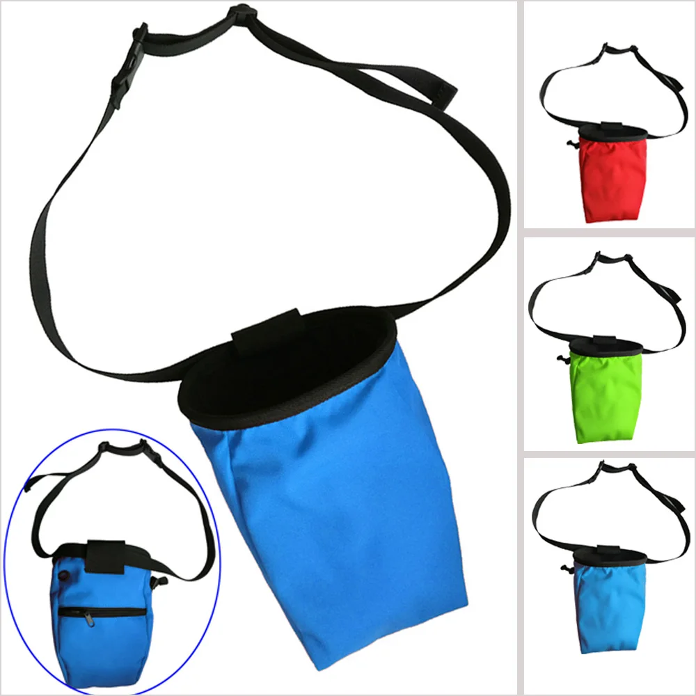 انغلق PocketRock تسلق رضوخ Bouldering حقيبة طباشير إعطاء حقيبة مع حزام رياضة رفع الاثقال الرياضة في الهواء الطلق التبعي