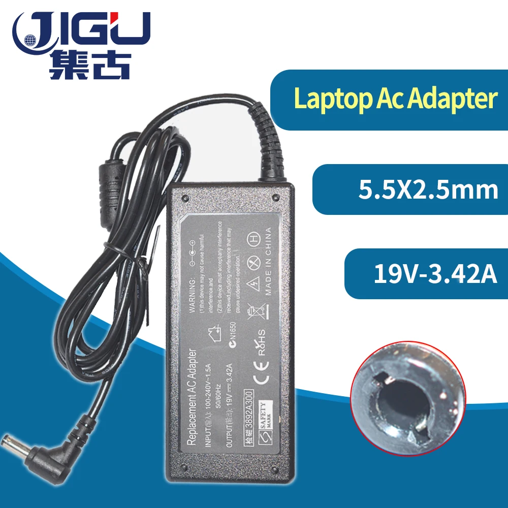 19V 3.42A 5 5*2 мм 65 Вт AC адаптер питания для ноутбука Toshiba Satellite L500 NB300 L300 L350 L775 U400 L755 R850 L730