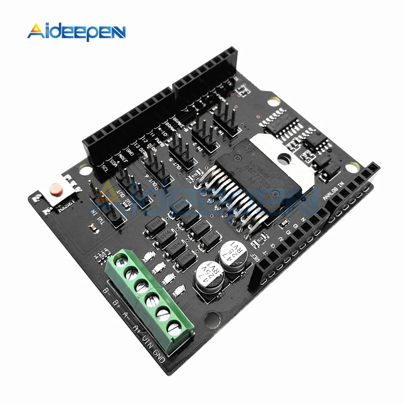 

DC 5V to 12V L298NH Motor Driver Shield Expansion Board Replace L298P L298 For Arduino UNO R3 MEGA2560 Dual Channel DC Motor