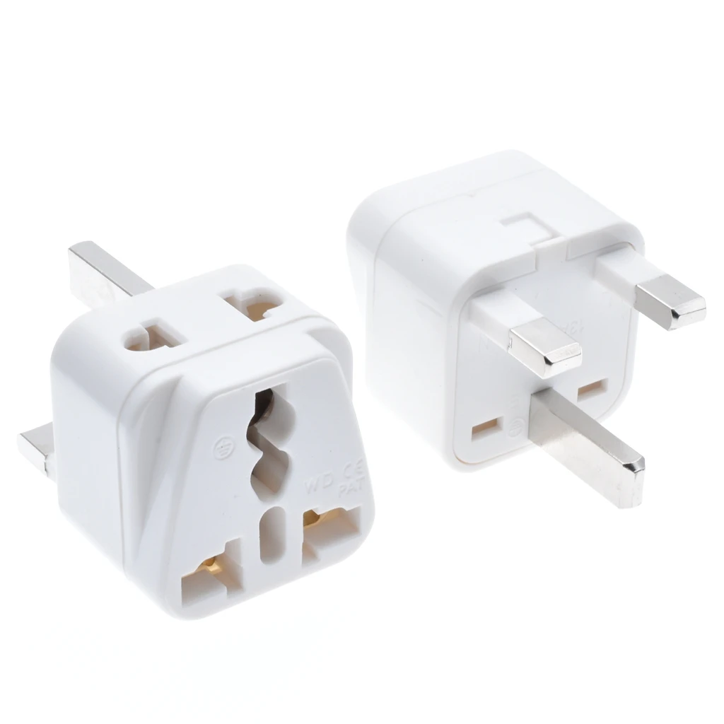 Orei GP023 Schuko European to UK Grounded Plug Adapter 3 Pack Orei Products Power Converters