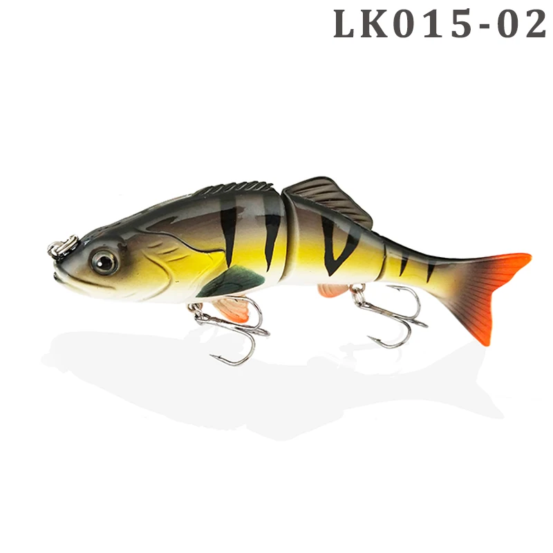 LK015-02 Тонущие воблеры 3 сегментов рыболовные приманки мульти обманка для рыбы 50 г жесткая приманка рыболовные снасти для баса Isca воблер, похожий на настоящую рыбу - Цвет: LK015-02