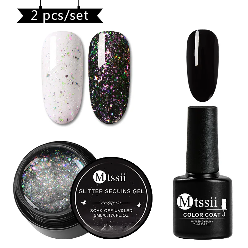 Mtssii блеск для губ Хамелеон Гель-лак UV Soak Off Nail Art Лак Стойкий цвет покрытие живопись гель 5 мл гель для ногтей с блестками лак - Цвет: ZH03100