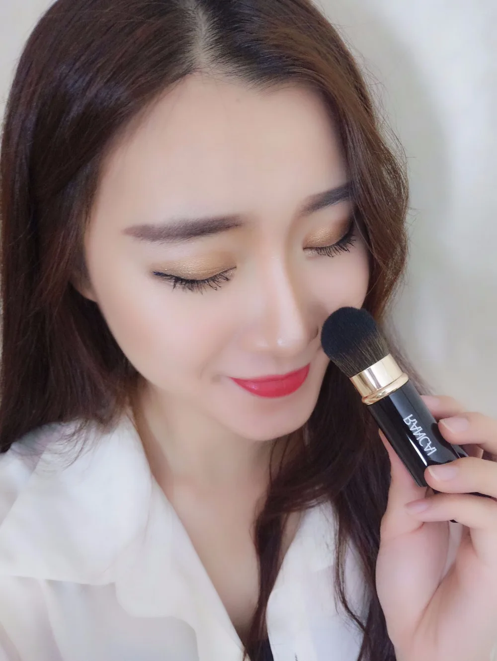 RC Retractable Makeup Brush Foundation Powder Blush Blending Face Adjustable Brushes-1